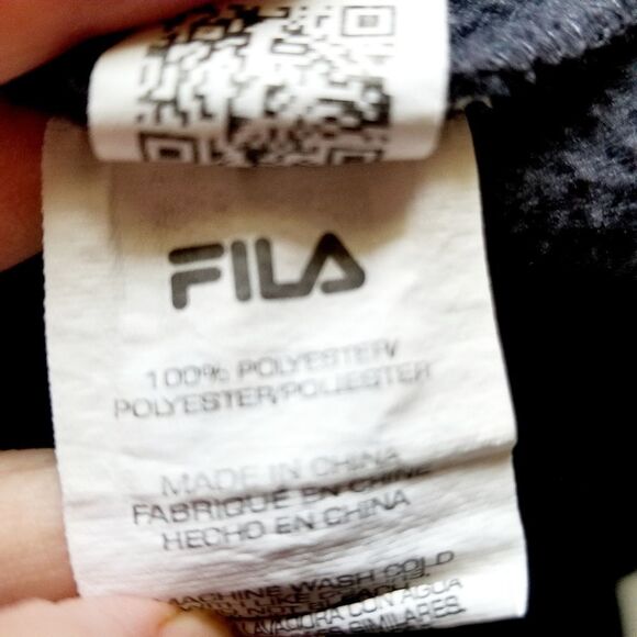 Fila mens hoodie grey neon large - Picture 3 of 7